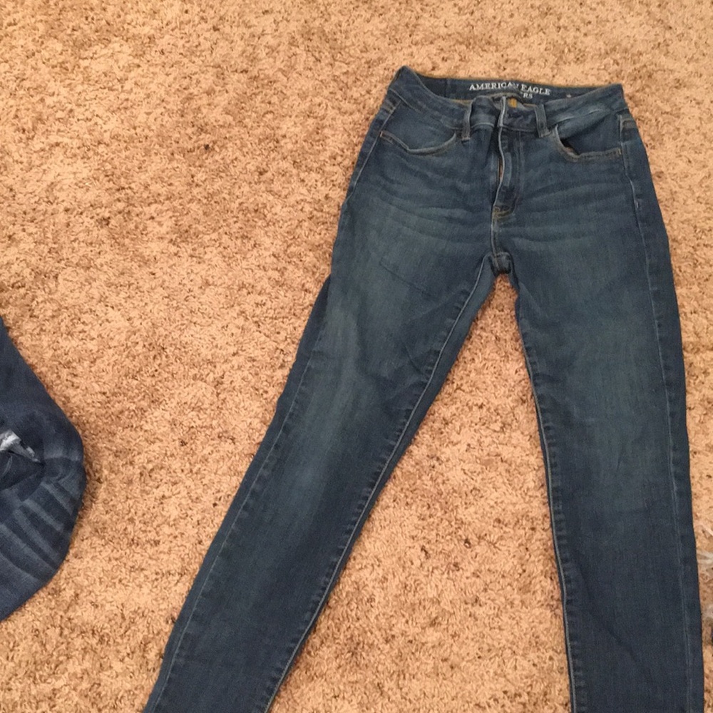 American eagle size 2 super stretch and high waist